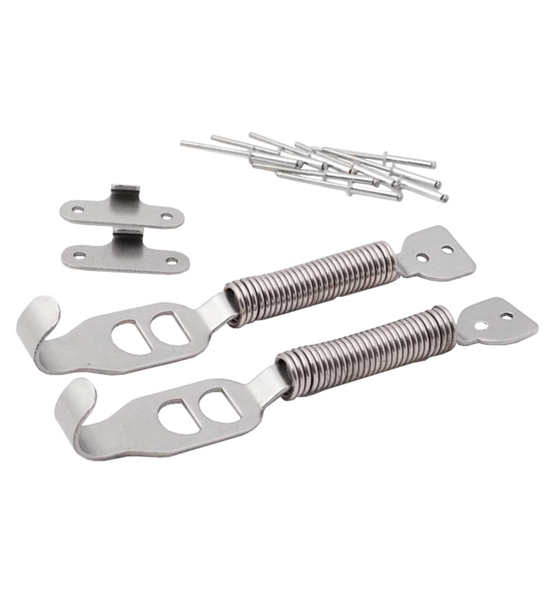 STR Stainless Steel Competition Bonnet/Boot Springs | Silver