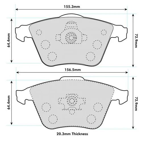 SEAT LEON (1P1) Front Pads