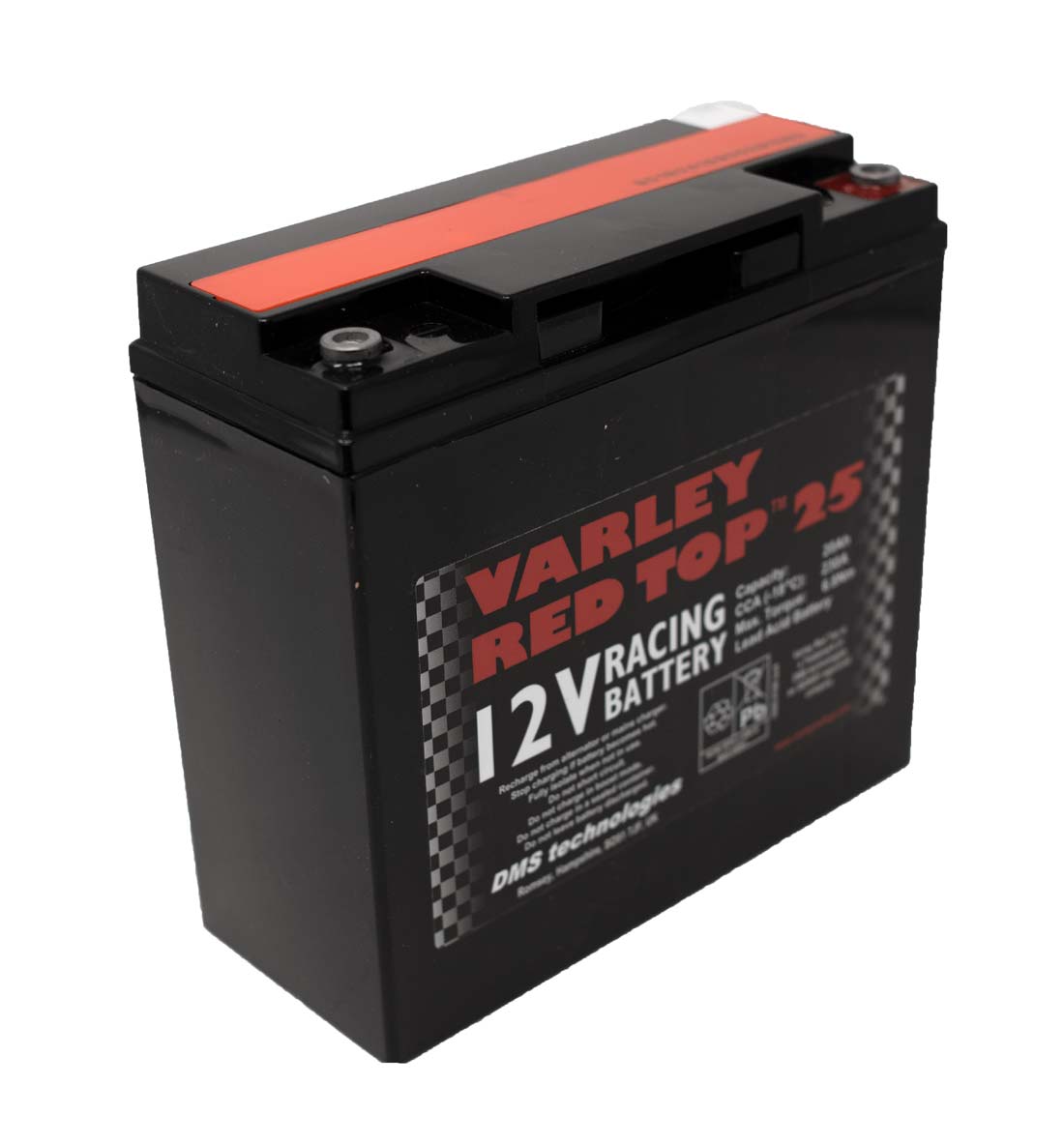 Varley Red Top 25 AGM Racing Battery RT25 12V 20Ah