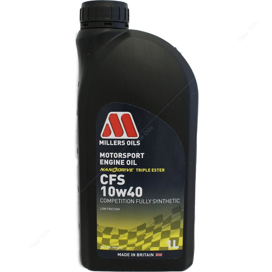 Millers Oils Motorsport CFS 10w-40 Nanodrive Fully Synthetic Engine Oil