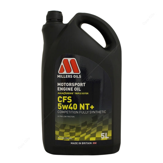 Millers Oils Motorsport CFS 5w-40 NT+ Nanodrive Fully Synthetic Engine Oil
